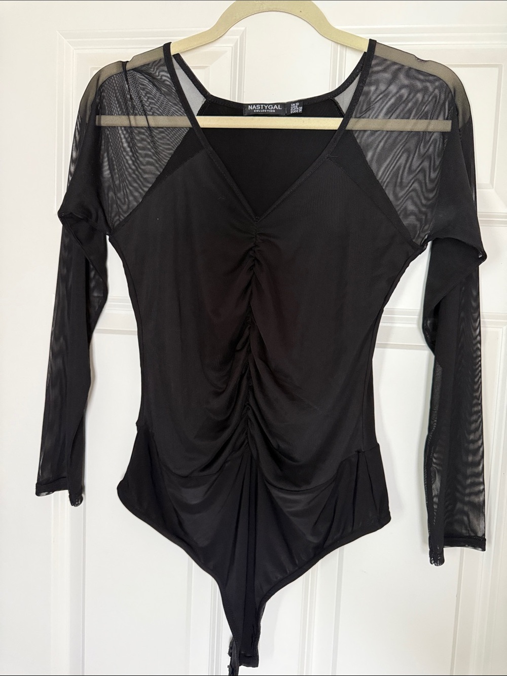 Nasty Gal Ruched Bodysuit